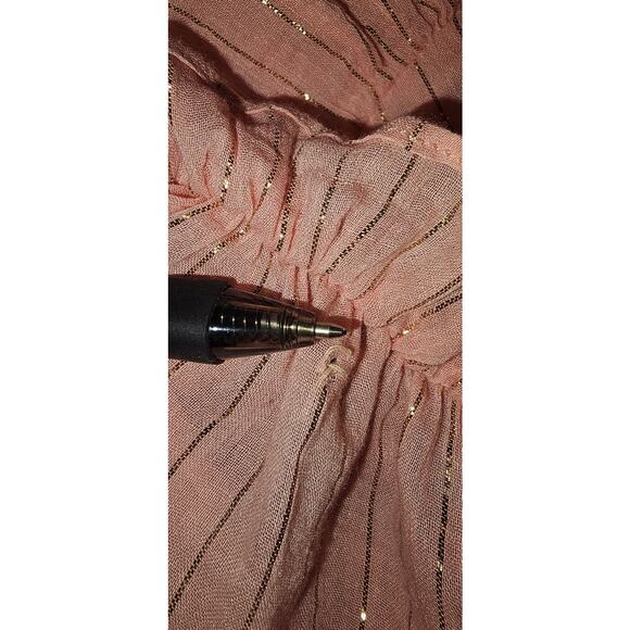 Free People x Spell Clementine Mermaid Maxi Dress $299 XS Pink SMOCKED Ruffled - Picture 6 of 8